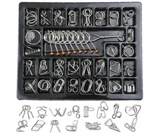 Oem Metalinė dėlionė A tipo 8 vnt, - Vielos dėlionės - Loginė dėlionė