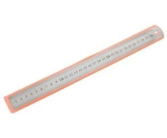 Oem Metalinė liniuotė 30 cm - 12 colių - 0.35 mm - dvipusė - tiksli