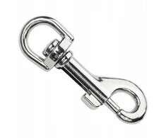 Oem Metalinis užsegamas kablys su pasukamu 45x16 mm - Kabliukas su dirželiu - Survival