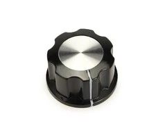 Oem MF-A03 potenciometro rankenėlė - bakelito rankenėlė su varine šerdimi 6.35mm