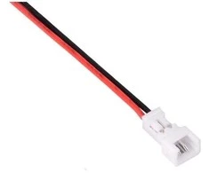 Oem Micro JST kištukas su 120 mm laidu – 2 PIN žingsnis 1.25 – MCX – vyriškas (vyriškas)