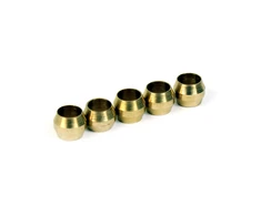 Micro Swiss atsarginiai 4mm žalvariniai suspaudimo tarpikliai - 5 vnt