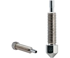 Micro Swiss žalvariu padengtas dilimui atsparus antgalis, skirtas FlowTech Hotend 1.00 mm