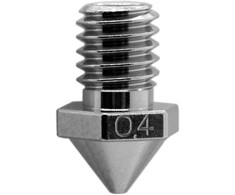 Micro Swiss žalvarinis, dengtas, nusidėvėjimui atsparus antgalis, skirtas Flashforge Creator Pro 3 - 0.40mm