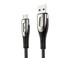 Micro USB 3A greito įkrovimo laidas 1.2 m Joyroom S-M411 (juodas)