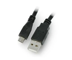 LANBERG CA-USBM-10CC-0010-BK cable USB 2.0 micro AM-MBM5P 1m juodas