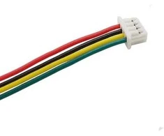Oem Mikro JST lizdas su 100 mm laidu - 4 PIN žingsnio 1.25 - MCX - moteriškas (moteris)