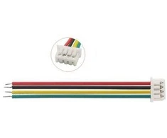 Oem Mikro JST lizdas su 100 mm laidu - 4 PIN žingsnio 1.25 - MCX - moteriškas (moteris)