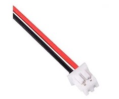 Oem Mikro JST lizdas su 120 mm laidu - 2 PIN žingsnio 1.25 - MCX - moteriškas (moteris)