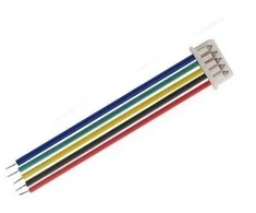 Oem Mikro JST lizdas su 150 mm laidu - 5 PIN žingsnio 1.25 - MCX - moteriškas (moteris)