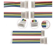 Oem Mikro JST lizdas su 150 mm laidu - 5 PIN žingsnio 1.25 - MCX - moteriškas (moteris)