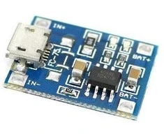 Oem Mikro USB įkroviklis 1000 mA su Li-pol 1S (3.7 V) - TP4056