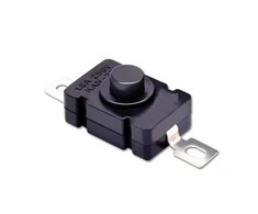 Oem Mikrojungiklis 18x12mm - KAN-28 - tiesus kaištis - žibintuvėlio jungiklis - savaime užsifiksuojantis momentinis mygtukas