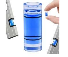 Mini buteliukas 6x15 mm mėlynas cilindrinis gulsčiukas
