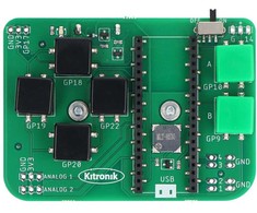 Mini Controller - programuojamas valdiklis Raspberry Pi Pico - nuotolinio valdymo pultas - Kitronik 5353