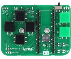 Mini Controller - programuojamas valdiklis Raspberry Pi Pico - nuotolinio valdymo pultas - Kitronik 5353
