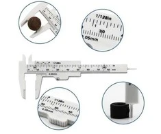 Oem Mini plastikinis suportas 0-80 mm - juodas - matavimo įrankis