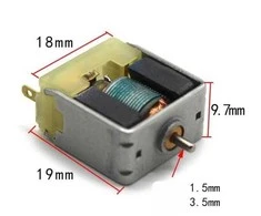 Oem Mini šepetėlinis variklis - 6200RPM - 3VDC - žaislams ir DIY projektams