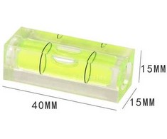 Oem Mini stačiakampis lygis -15x15x40mm - nešiojamas lygis