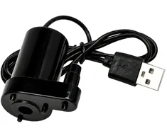Mini vandens pompa su USB laidu - DC 5V - vertikali - skysčio pompa, juoda