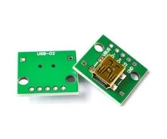 Oem MiniUSB lizdas maketavimo plokštei - MiniUSB lizdas - Mini DIP