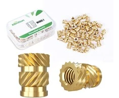 Mintion M4 x 8.1 mm x 6.3 mm srieginių įdėklų rinkinys - 50 vnt