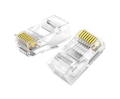 Moduliniai kištukai RJ45 Cat 6 UGREEN 50961, 10 vnt - skaidrūs