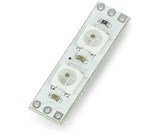 Oem Modulis Pixel x2 su adresuotais diodais LED RGB WS2812B 5050 - 28mm