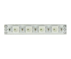 Oem Modulis Pixel x4 su adresuotais diodais LED RGB WS2812B 5050 - 48mm