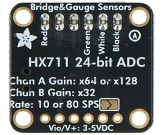 Modulis su 24 bitų ADC keitikliu įtempimo matuoklio sijoms – HX711 – Adafruit 5974