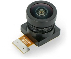 Modulis su M12 tvirtinamu objektyvu IMX219 8Mpx, fisheye, skirtas Raspberry Pi V2 kamerai, ArduCam B0180