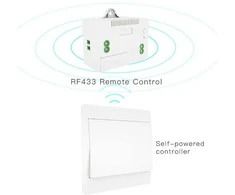 Moes Bevielis jungiklis/signalo imtuvas RF433, 230Vac