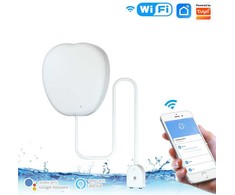 Moes Išmanus vandens nuotekio jutiklis su sirena, bevielis, Wi-Fi, TUYA / Smart Life