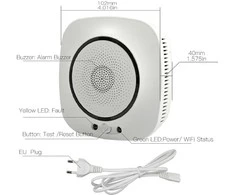 Moes Išmanus Wifi dujų nuotėkio jutiklis / sirena TUYA 230V