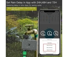 Moes Išmanusis laistymo sistemos valdiklis, ZigBee, TUYA, MQTT