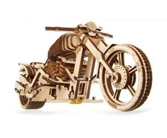 Motociklas VM-02 - mechaninis lankstymo modelis - lukštas - 189 elementai - Ugearsmodels 70051