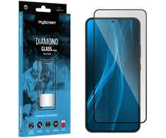 MyScreen DIAMOND GLASS LITE edge FULL GLUE juodas apsauginis stiklas Samsung Galaxy S22/S23