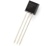 National Semiconductor LM35DZ temperatūros jutiklis - analoginis THT