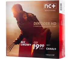 LP Oem NC+ išankstinio mokėjimo TV paslauga su Start+ ITI2850ST paketu ir DVB-T2