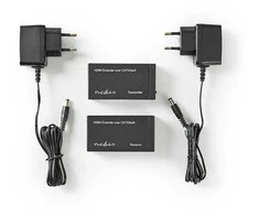 Nedis HDMI kabelių sujungimo/signalo stiprinimo modulis (iki 50m) Cat6 1 kabeliu