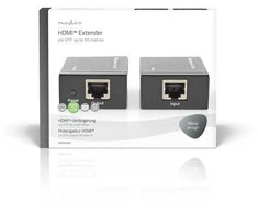 Nedis HDMI kabelių sujungimo/signalo stiprinimo modulis (iki 50m) Cat6 1 kabeliu