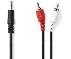 Nedis Kabelis 2xRCA - 3.5mm stereo kištukai 1.5m
