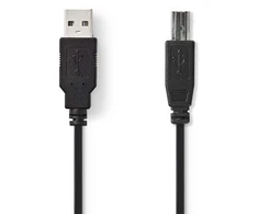 Nedis Kabelis USB2.0 A kištukas - B kištukas 3.0m juodas