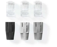 Nedis Kištukas RJ45 (8P8C) Pass Through CAT6 UTP kabeliui (10 vnt)