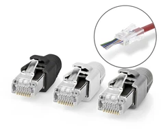 Nedis Kištukas RJ45 (8P8C) Pass Through CAT7 FTP kabeliui (10 vnt)