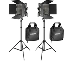 Neewer 660 dviejų spalvų LED šviestuvų rinkinys, dvi lempos, 40 W, 3200–5600 K