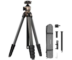 NEEWER CARBON FIBER TRAVEL TRIPOD, WITH 360°