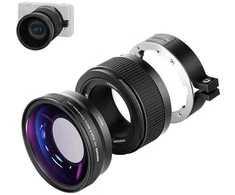 Neewer Naujesnis plataus kampo objektyvas, skirtas Sony ZV1 (juodas)