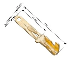 Blow Oem Neizoliuota plokščia jungtis 2.8/0.5mm - 100vnt