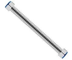Oem Nerūdijančio plieno vandens žarna 201 - 20 cm - 1/2 colio - gofruotas vamzdis